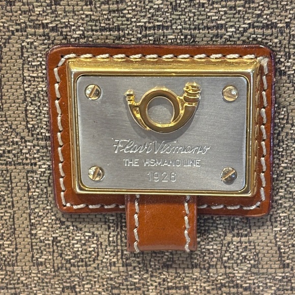 Flavi Vismano Monogram Shoulder Bag – Made in Italy - Picture 2 of 9